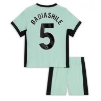 Otroški Nogometni dresi Chelsea Benoit Badiashile #5 Tretji 2023-24 Kratek Rokav (+ Kratke hlače)